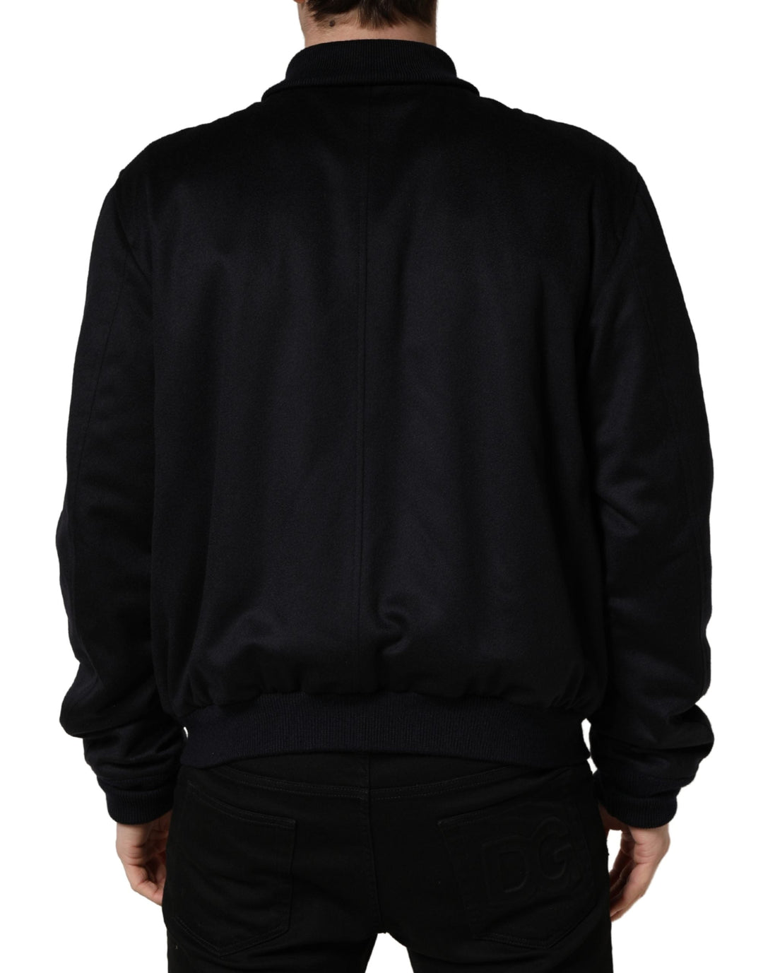 Men’s Dolce &amp; Gabbana Black Cashmere Knitted Button Down Jacket
