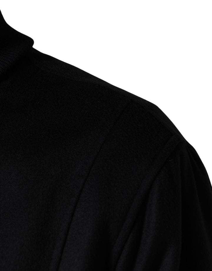 Men’s Dolce &amp; Gabbana Black Cashmere Knitted Button Down Jacket
