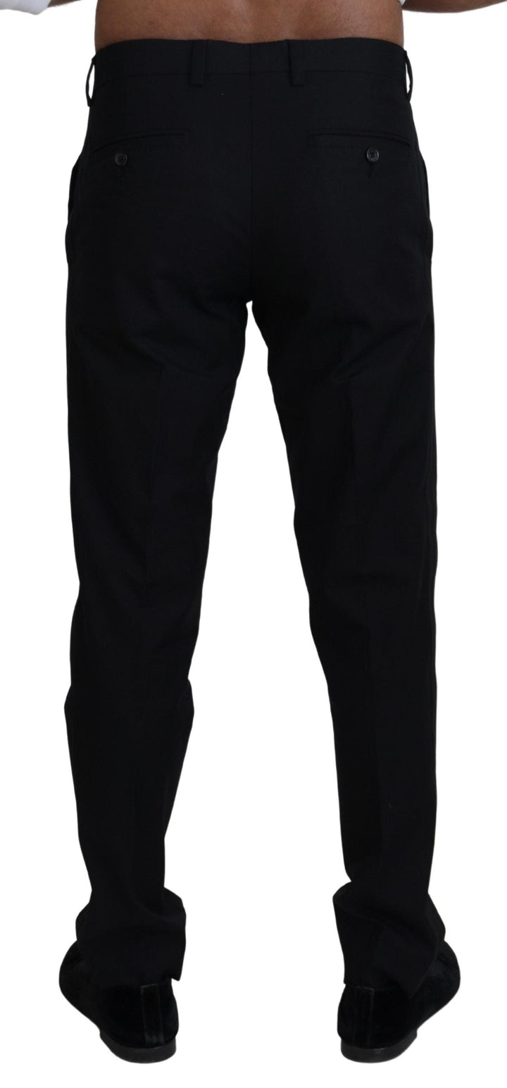 Men’s Dolce &amp; Gabbana Black Chino Formal Cotton Pants
