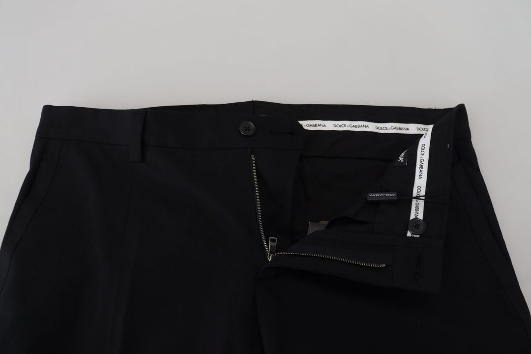 Men’s Dolce &amp; Gabbana Black Chino Formal Cotton Pants