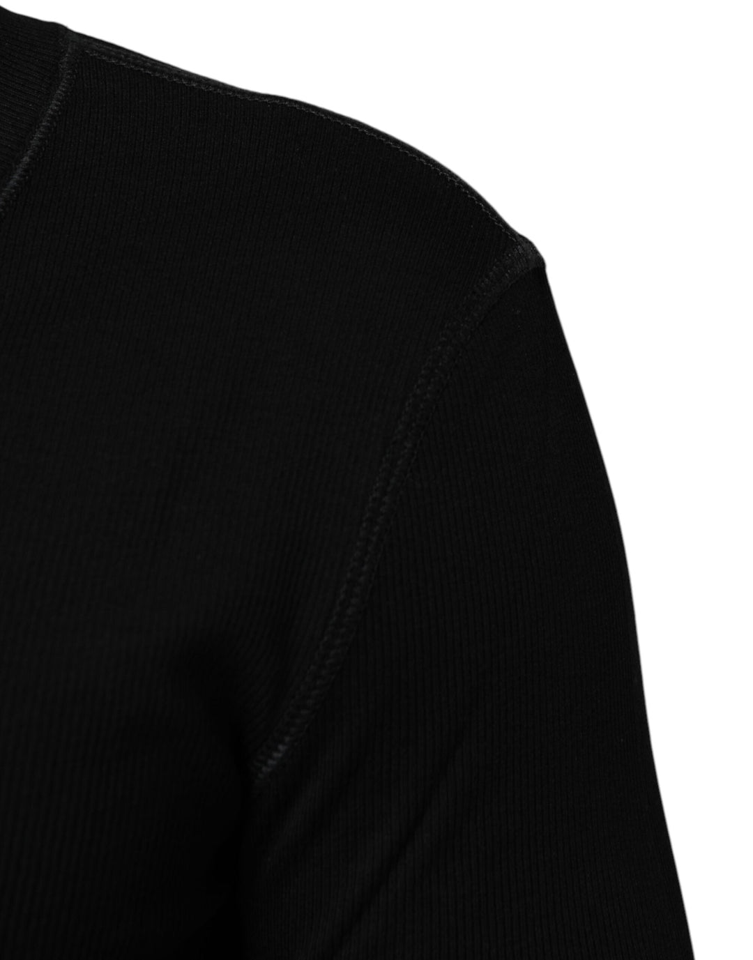 Men’s Dolce &amp; Gabbana Black Cotton Button Up Men Cardigan Sweater