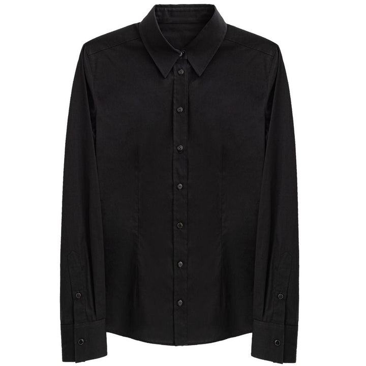 Men’s Dolce &amp; Gabbana Black Cotton Dress Shirt