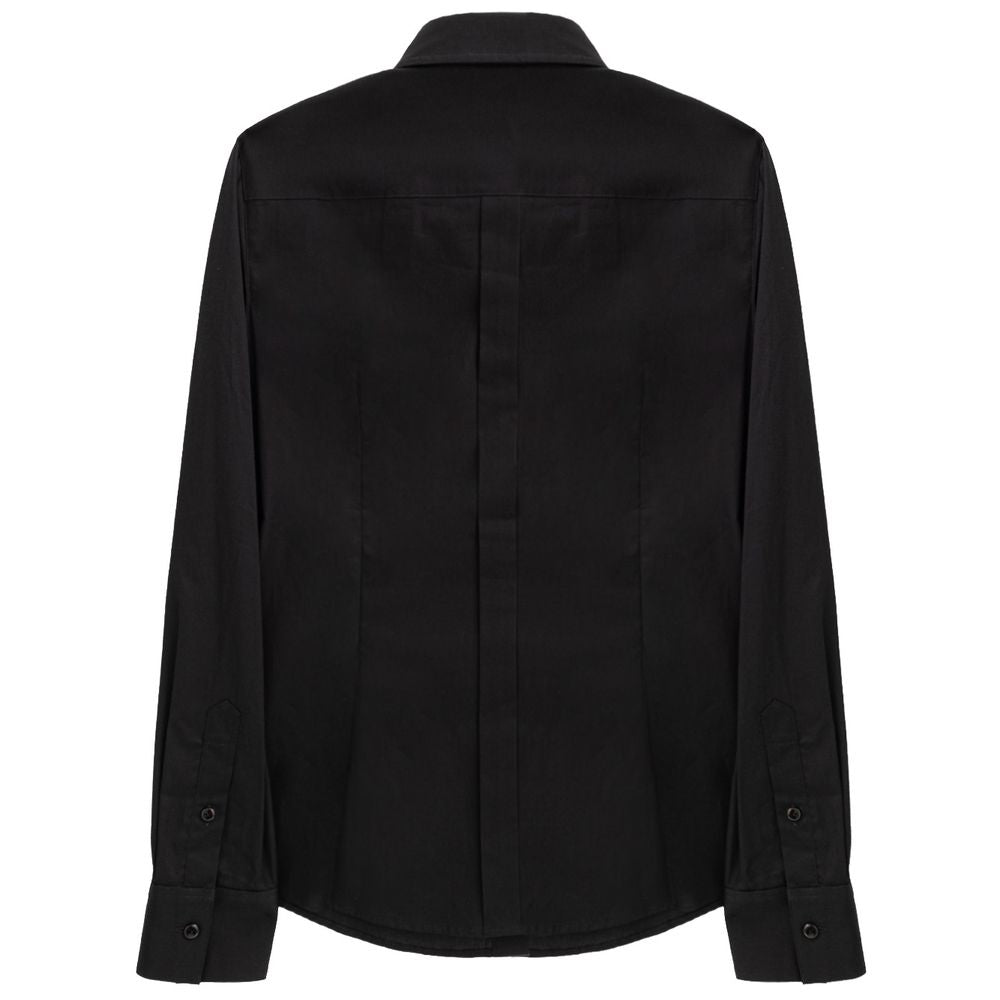 Men’s Dolce &amp; Gabbana Black Cotton Dress Shirt