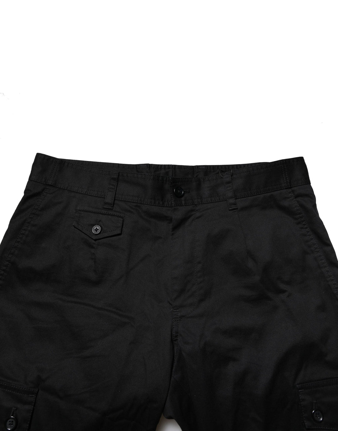 Men’s Dolce &amp; Gabbana Black Cotton Dress Slim Formal Pants