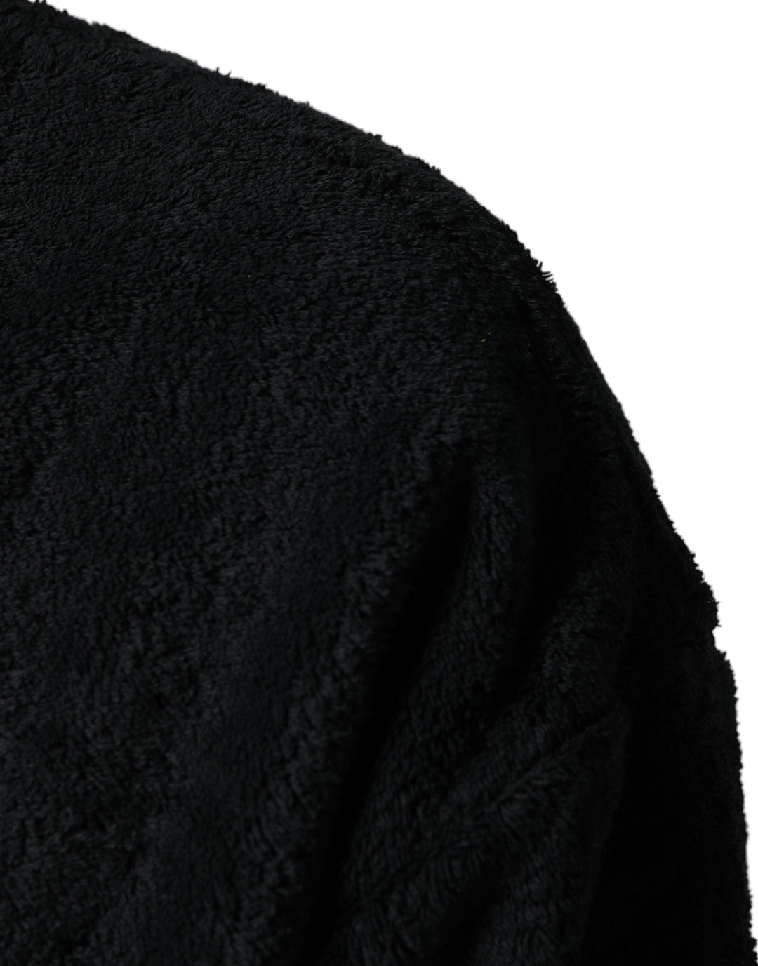 Men’s Dolce &amp; Gabbana Black Cotton V-neck Men Sweatshirt Sweater