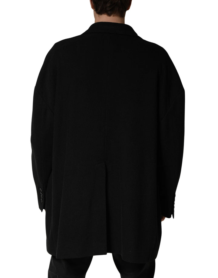 Men’s Dolce &amp; Gabbana Black Double Breasted 2 Buttons Suit Jacket
