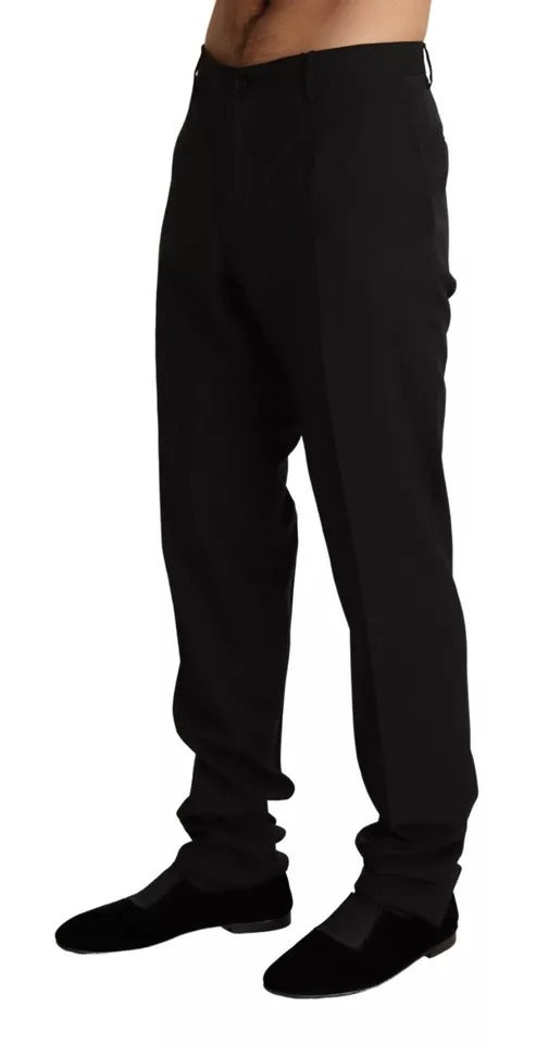 Men’s Dolce &amp; Gabbana Black Dress Formal Skinny Pants