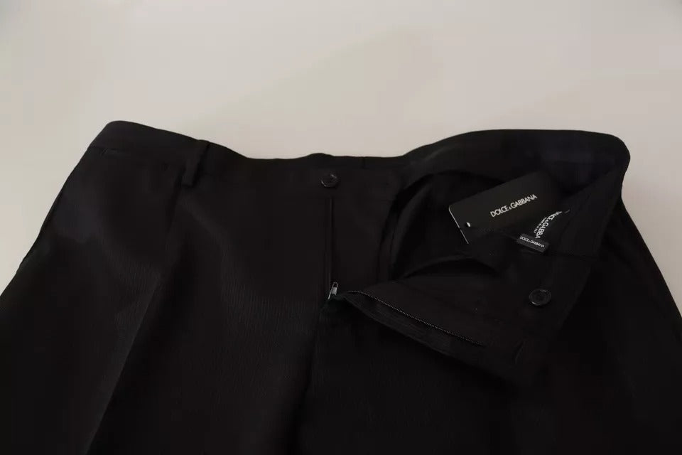 Men’s Dolce &amp; Gabbana Black Dress Formal Skinny Pants