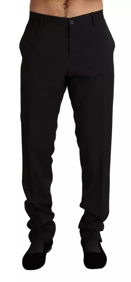 Men’s Dolce &amp; Gabbana Black Dress Formal Skinny Pants