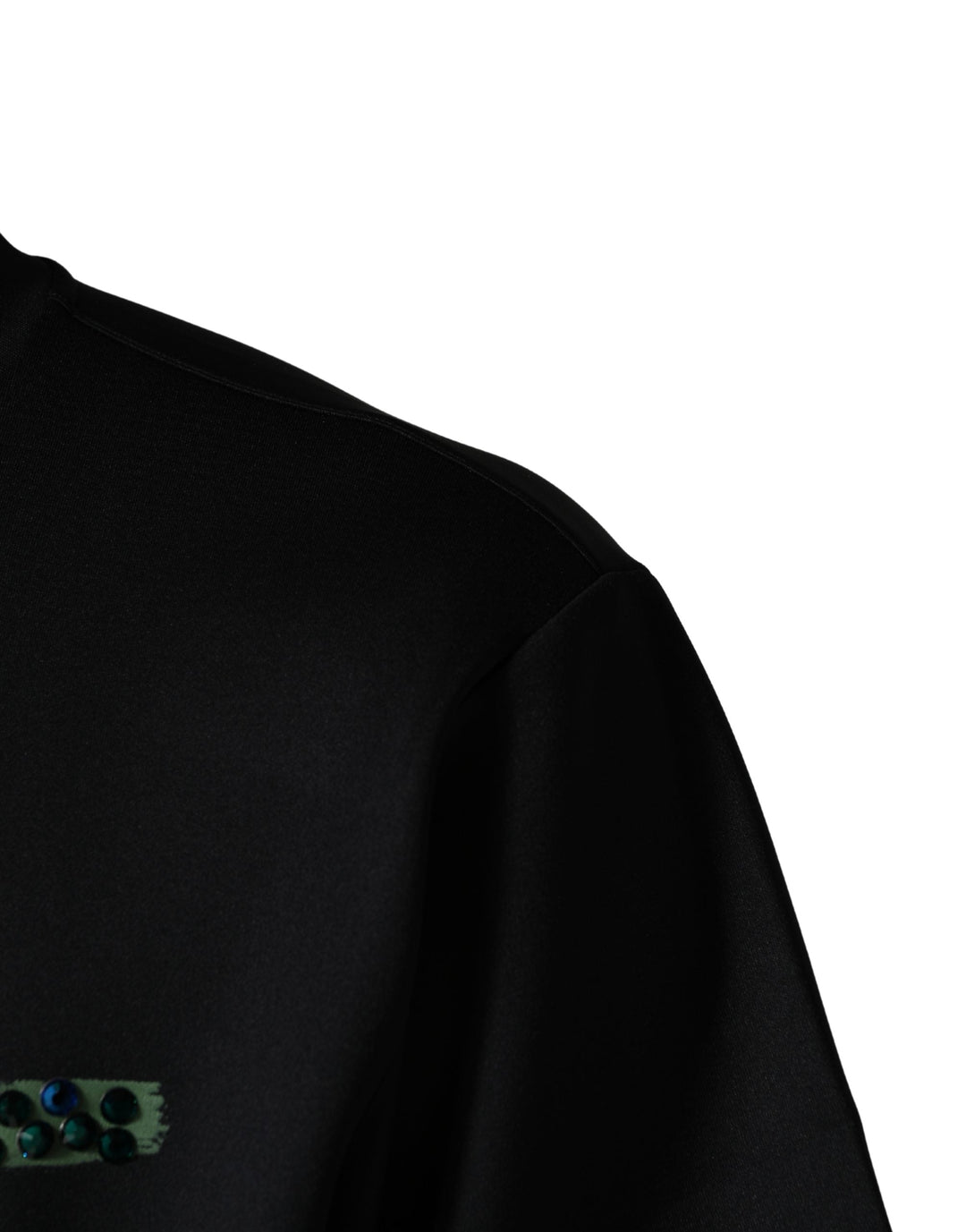 Dolce &amp; Gabbana Black have Fun Embellished Crew Neck T-shirt