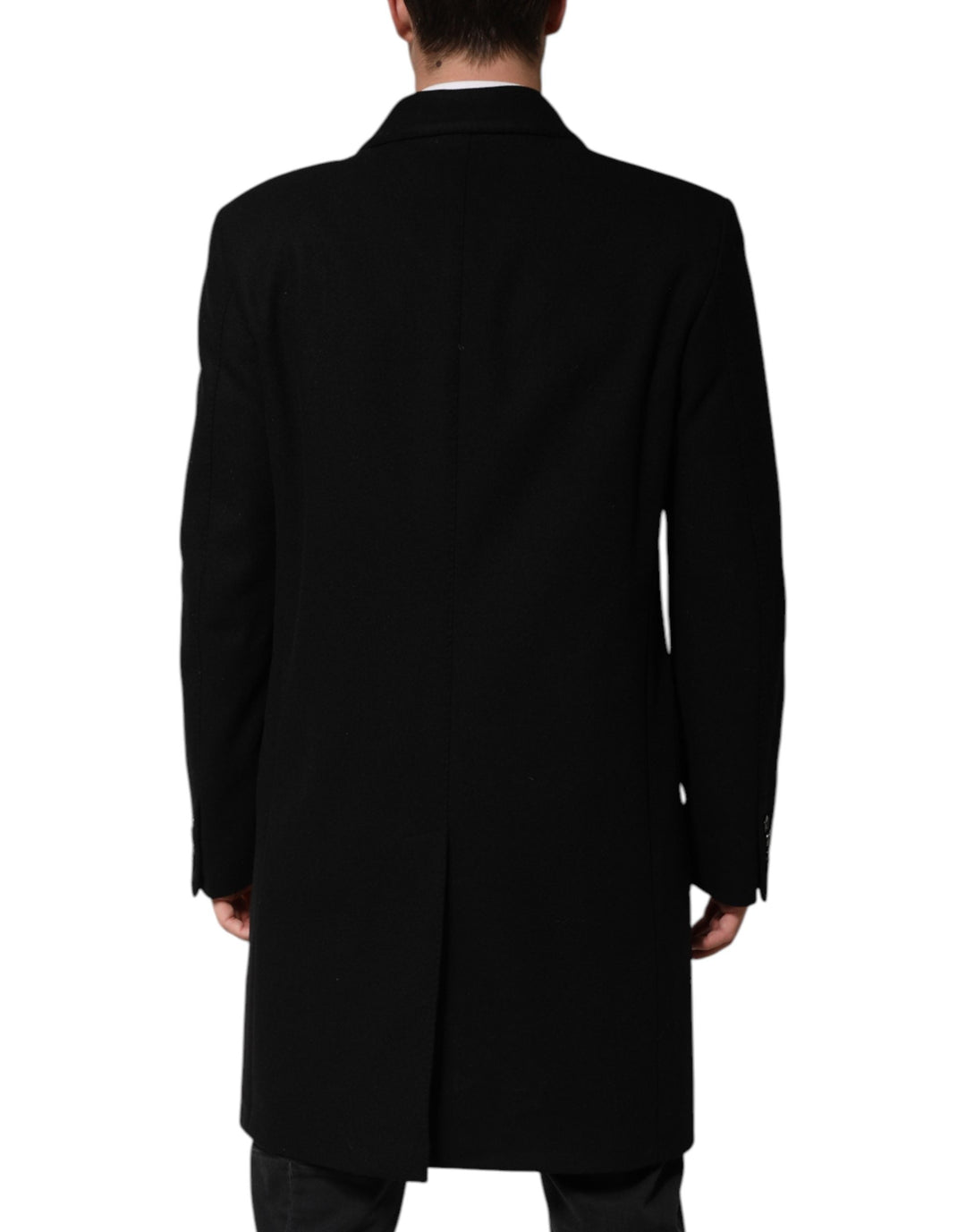 Men’s Dolce &amp; Gabbana Black Heraldic Patch Single Breasted Blazer Jacket
