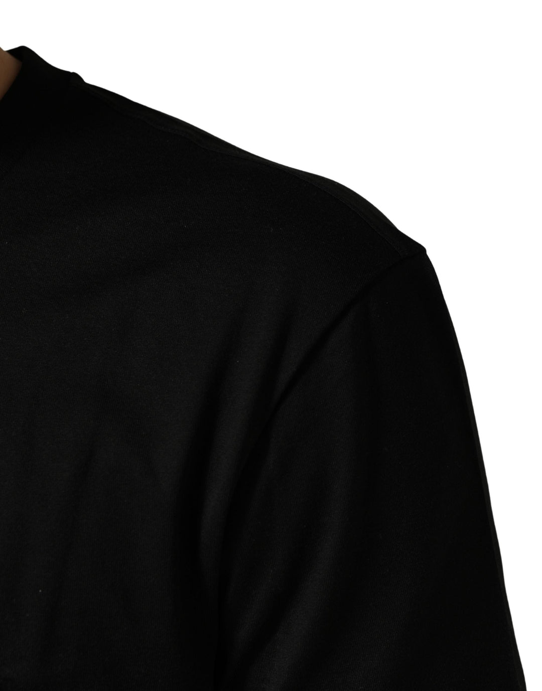 Dolce &amp; Gabbana Black Logo Dg Print Cotton Crew Neck T-shirt