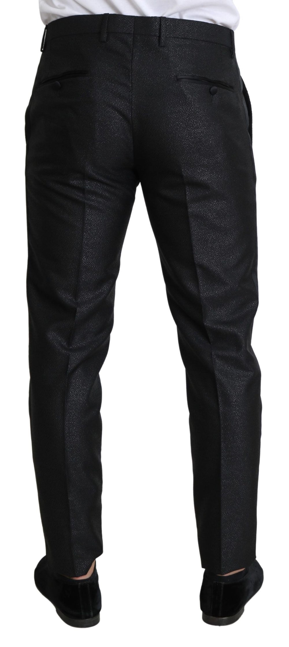 Men’s Dolce & Gabbana Black Metallic Skinny Trouser Dress
