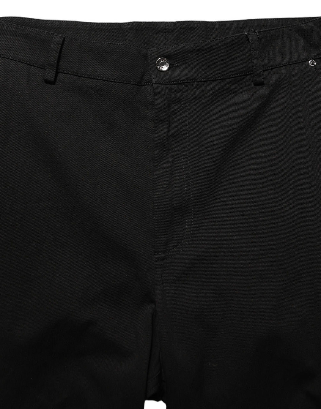 Men’s Dolce &amp; Gabbana Black Mid Waist Straight Men Trouser Pants