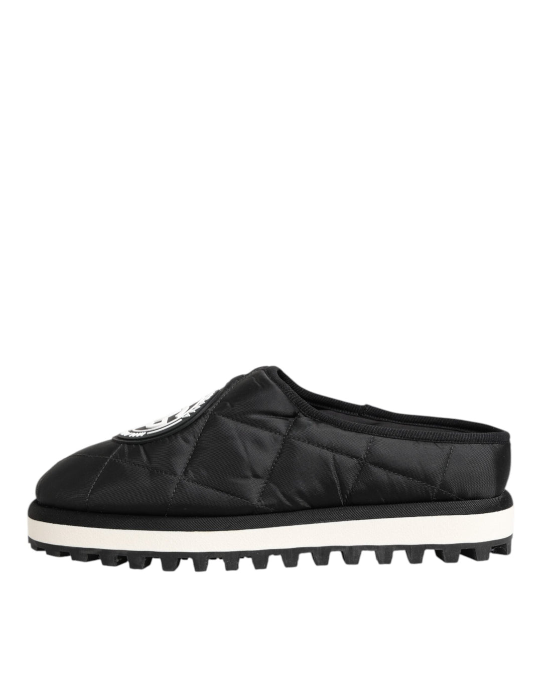 Men’s Dolce &amp; Gabbana Black Nylon Low Top Slip on Sneaker Shoes