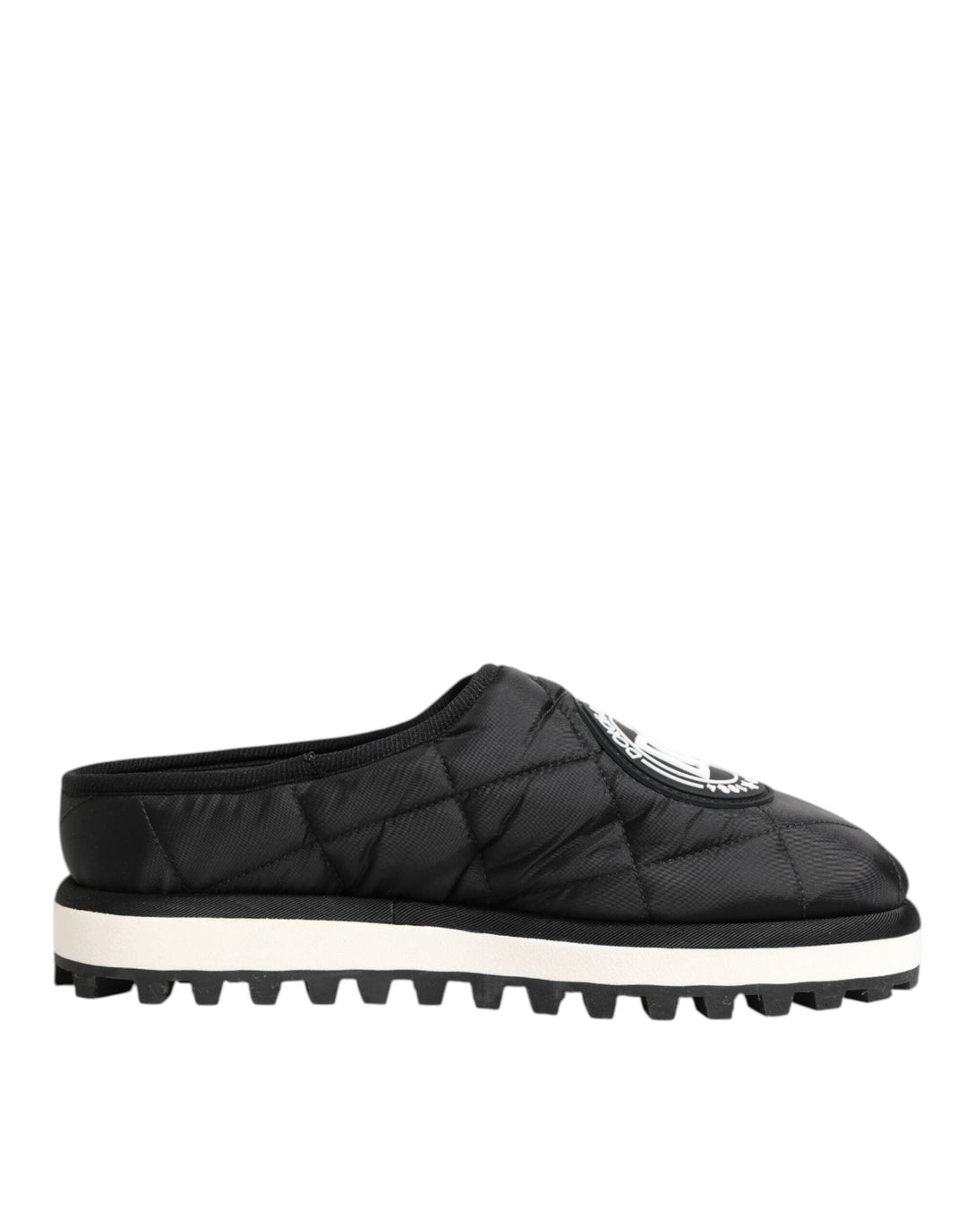Men’s Dolce &amp; Gabbana Black Nylon Low Top Slip on Sneaker Shoes