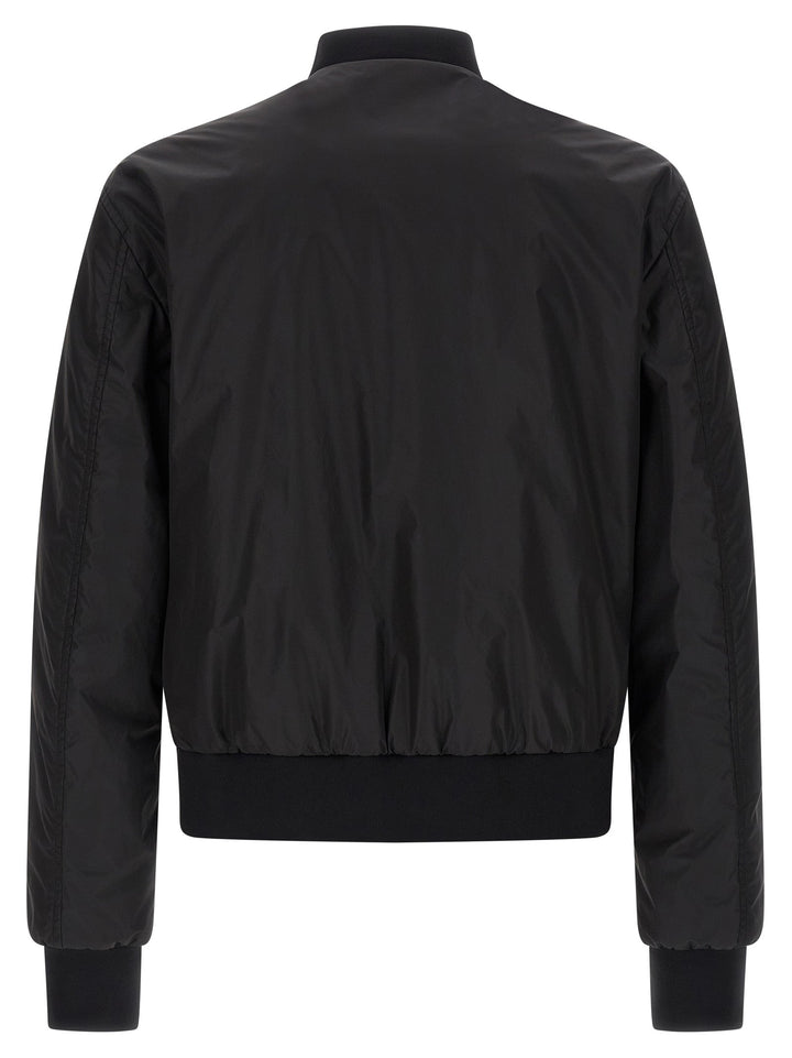 Men’s Dolce &amp; Gabbana Black Polyamide Bomber