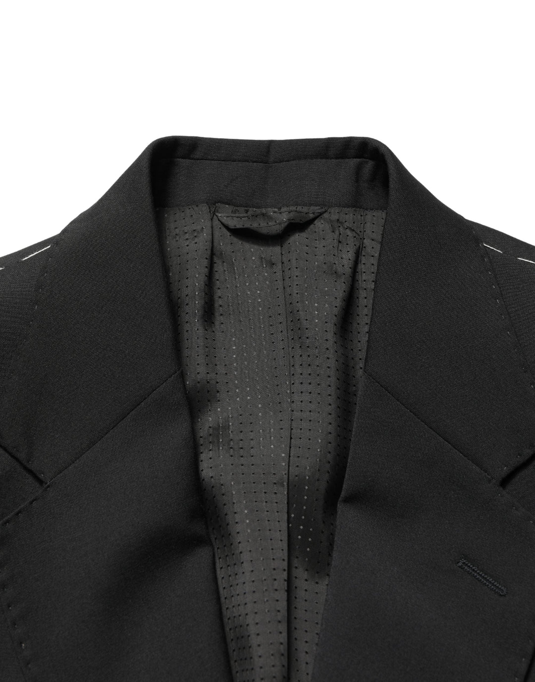 Men’s Dolce &amp; Gabbana Black Polyester 2 Buttons Men Suit Jacket