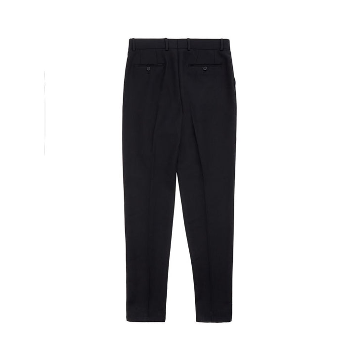 Men’s Dolce &amp; Gabbana Black Polyester Dress Pants