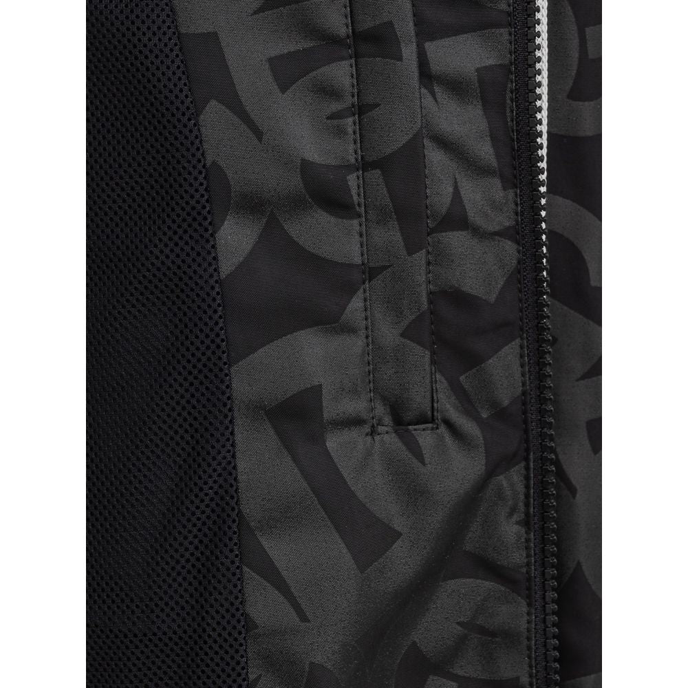 Men’s Dolce &amp; Gabbana Black Polyester Shell Jacket