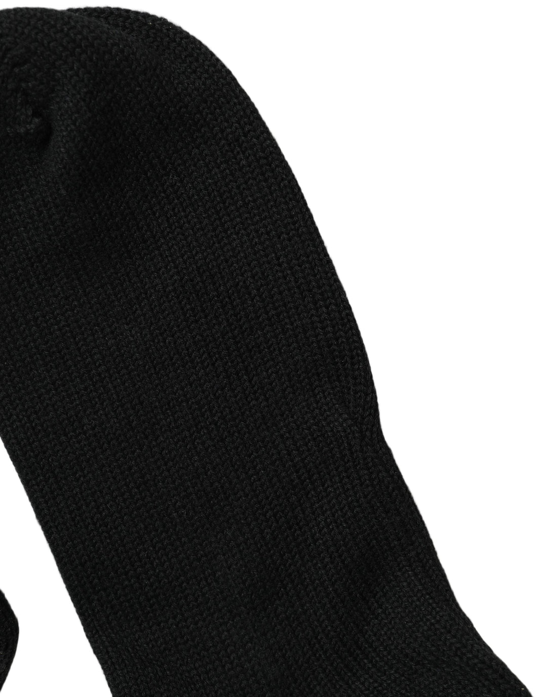 Dolce &amp; Gabbana Black Sequin Cotton Knit Mid Calf Accessory Socks