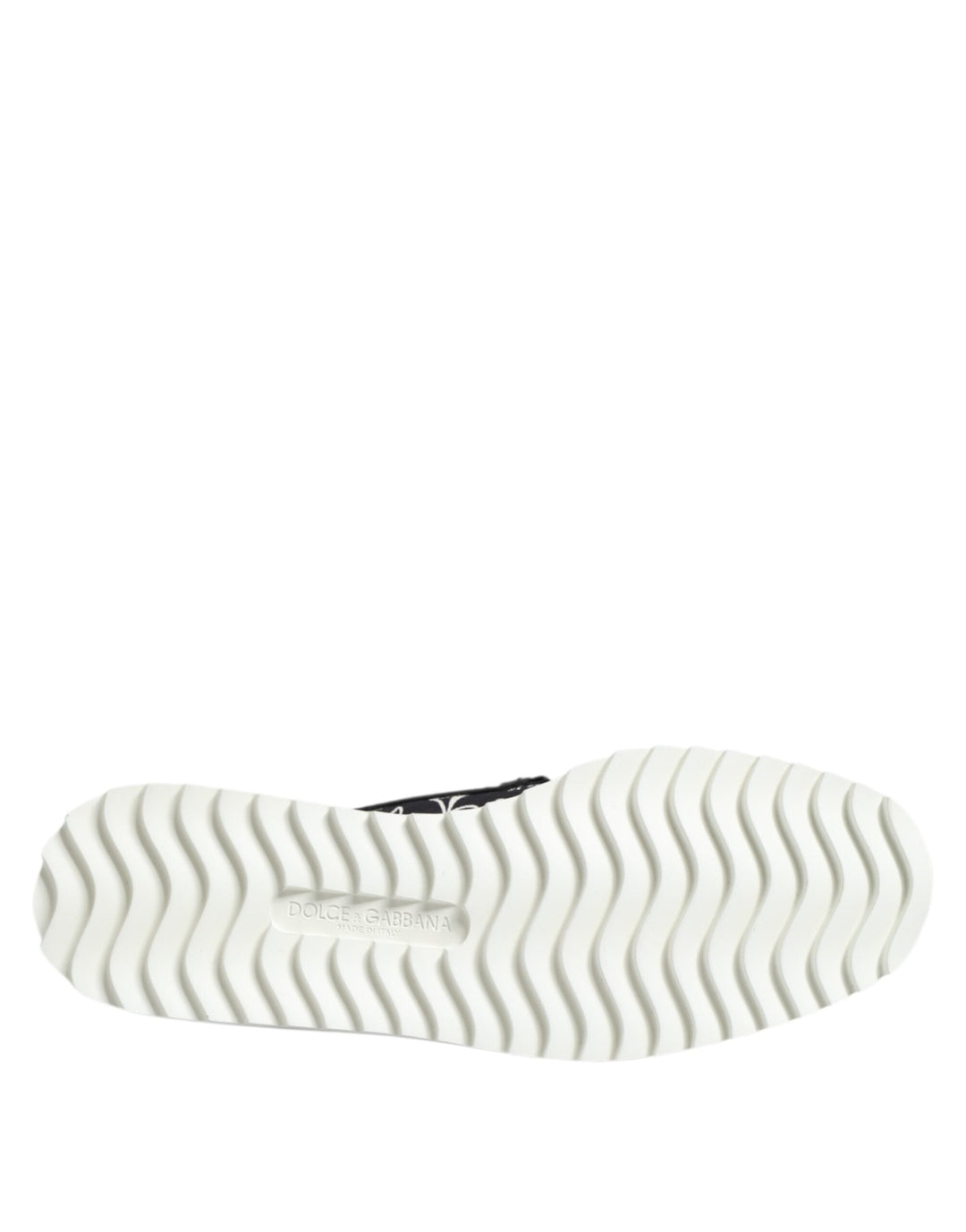 Men’s Dolce &amp; Gabbana Black Slip on Printed Men Loafers Shoes