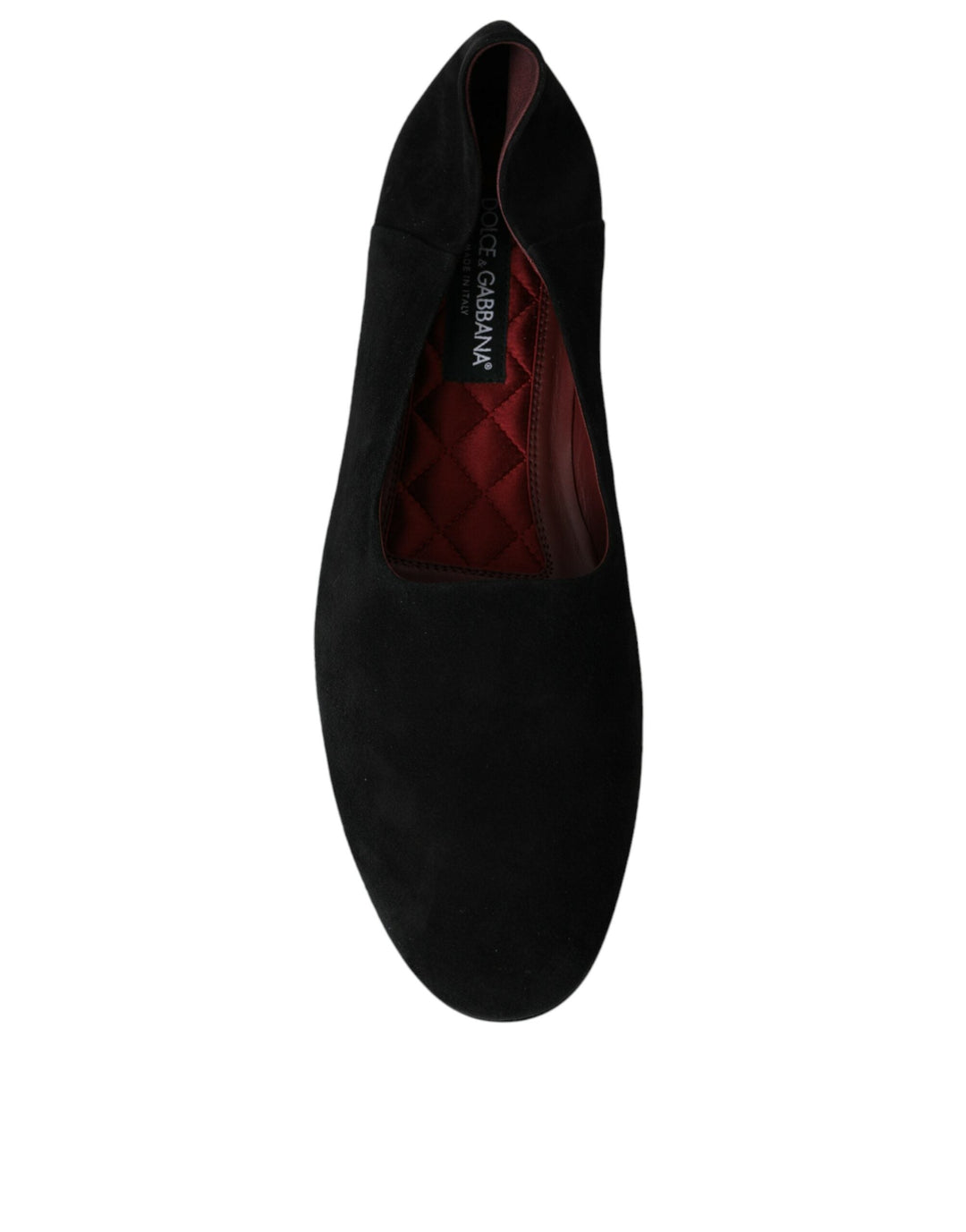 Men’s Dolce &amp; Gabbana Black Suede Loafers Formal Dress Slip on Shoes
