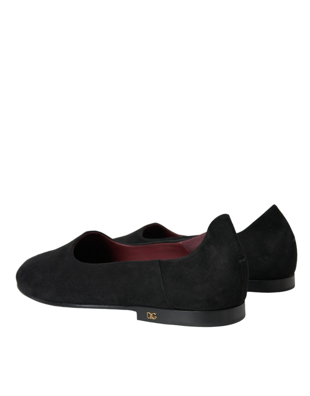 Men’s Dolce &amp; Gabbana Black Suede Loafers Formal Dress Slip on Shoes