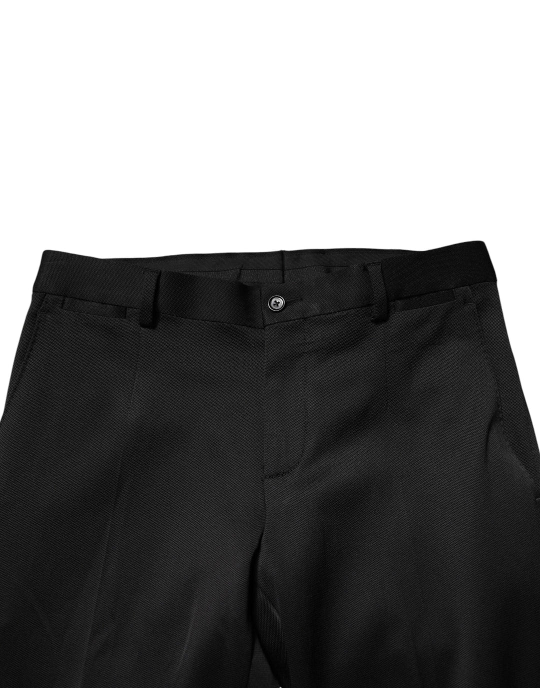 Men’s Dolce &amp; Gabbana Black Viscose Dress Formal Men Trousers Pants