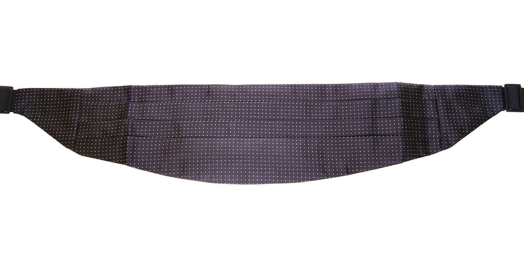 Dolce &amp; Gabbana Black Waist Smoking Tuxedo Cummerbund Belt
