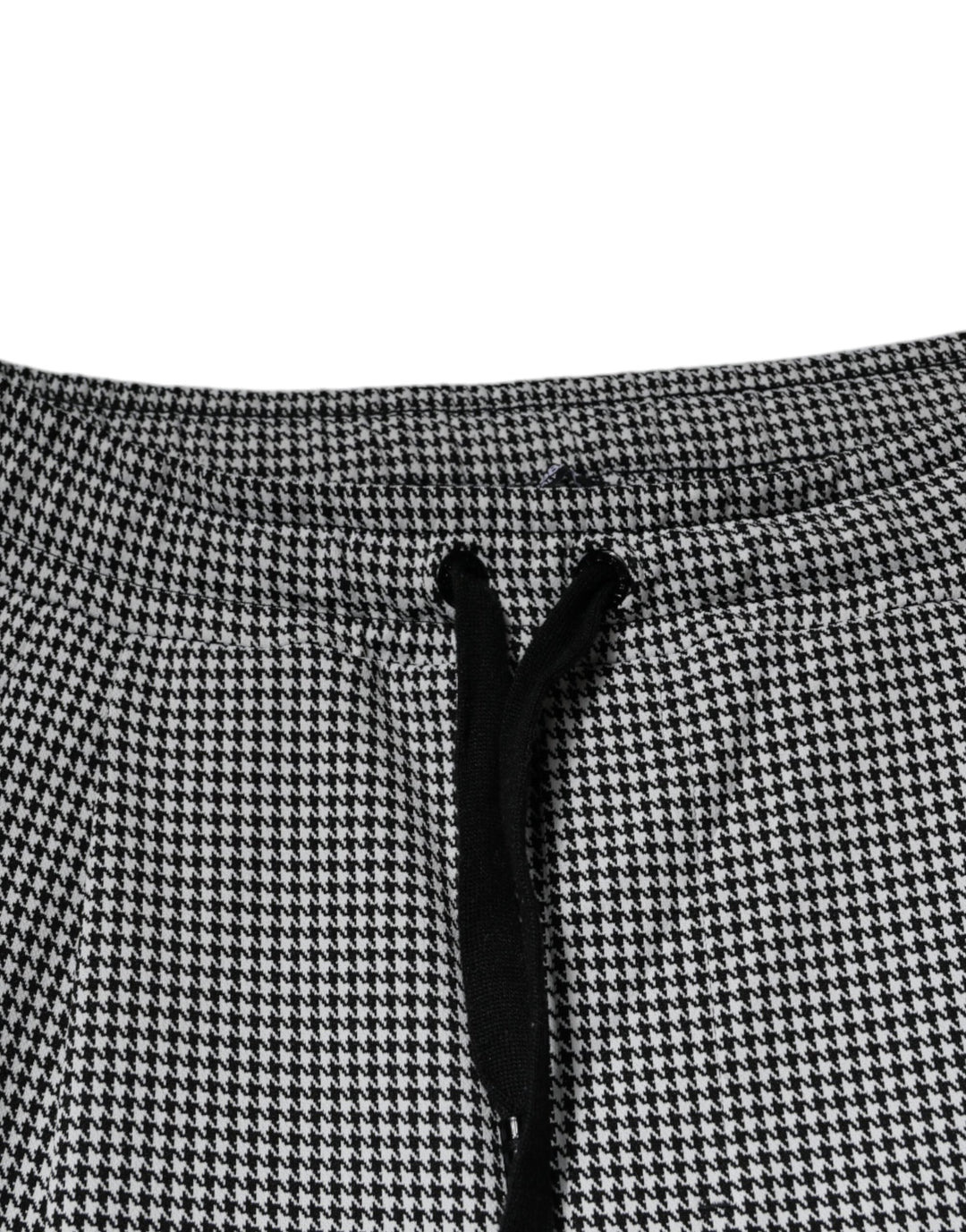 Men’s Dolce &amp; Gabbana Black White Houndstooth Skinny Dress Pants