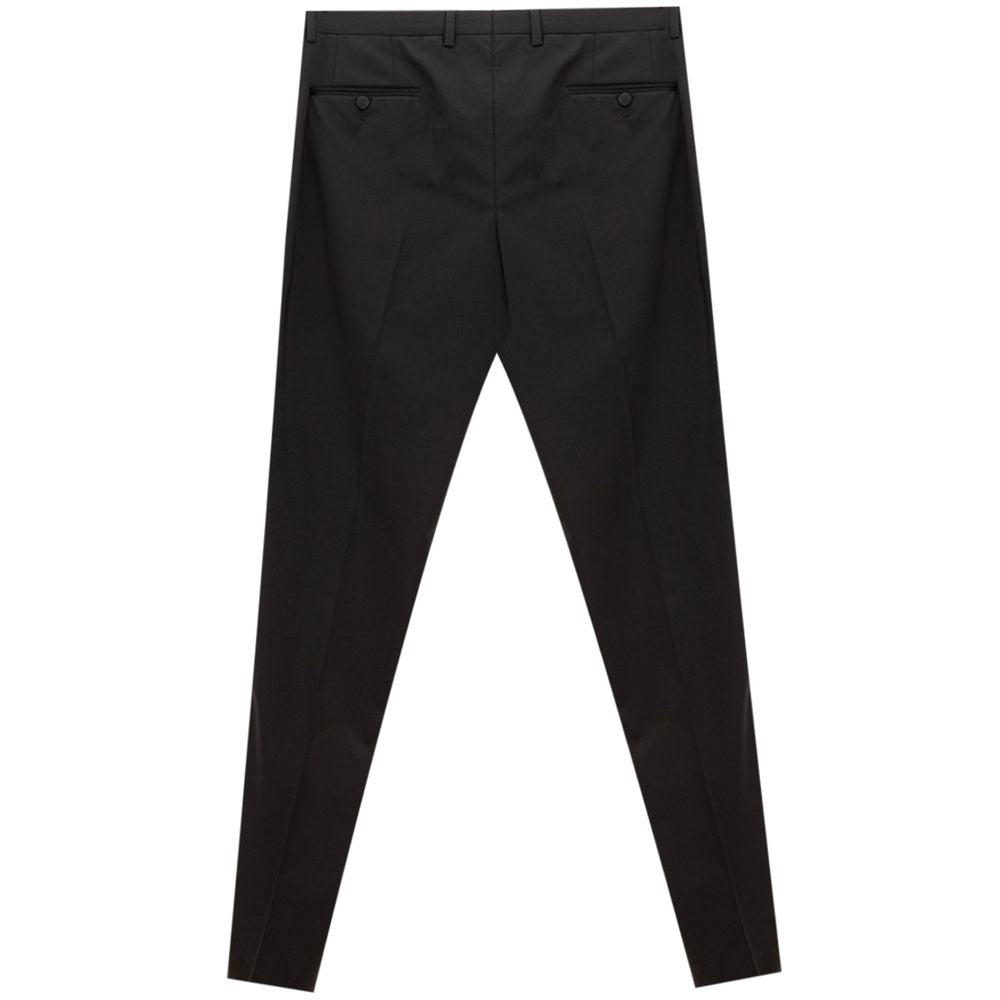 Men’s Dolce &amp; Gabbana Black Wool Dress Pants
