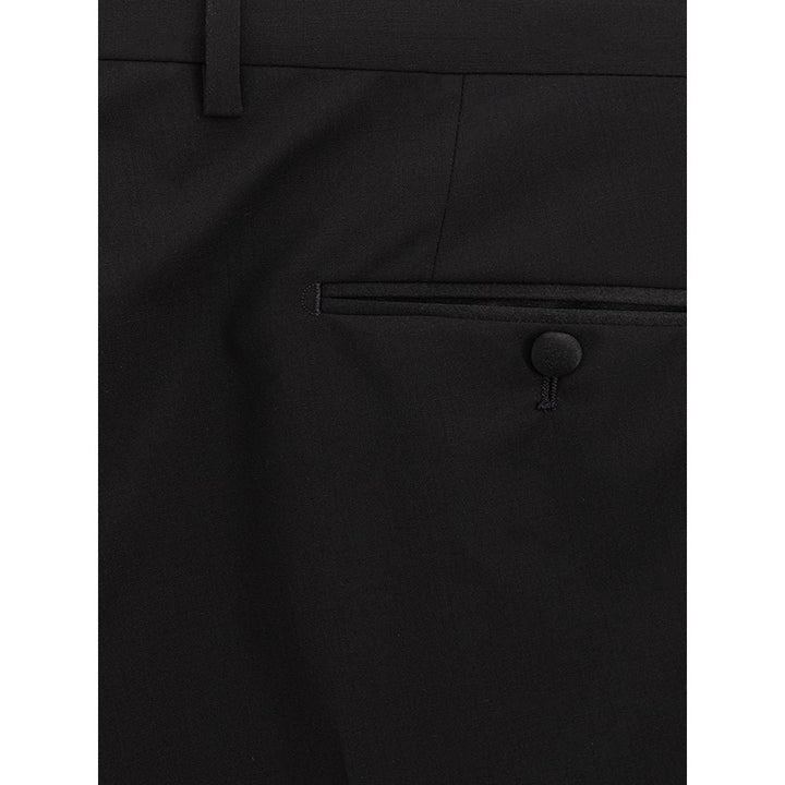 Men’s Dolce &amp; Gabbana Black Wool Dress Pants