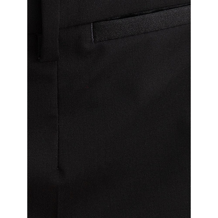 Men’s Dolce &amp; Gabbana Black Wool Dress Pants