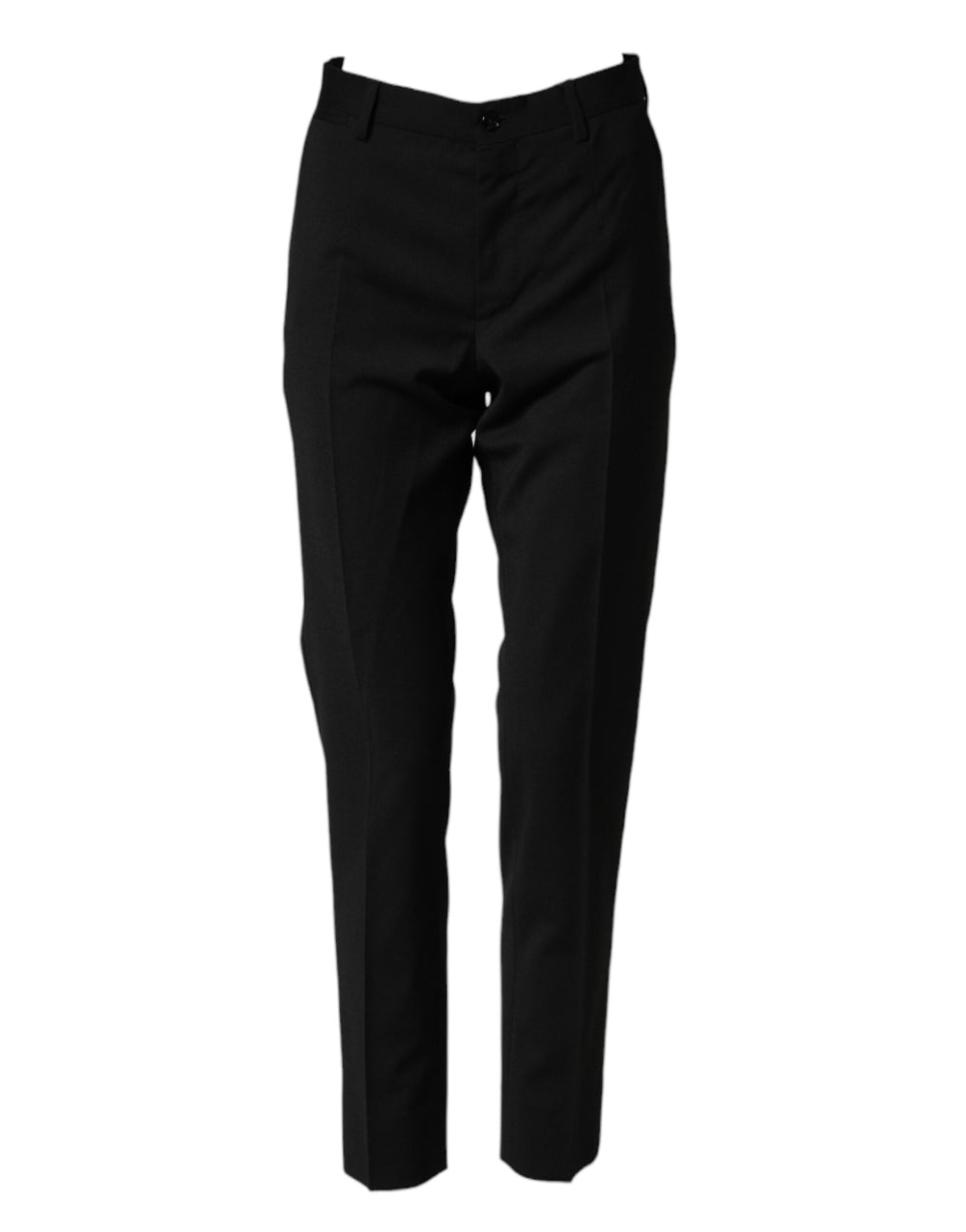 Men’s Dolce & Gabbana Black Wool Formal Dress Men Trouser Pants