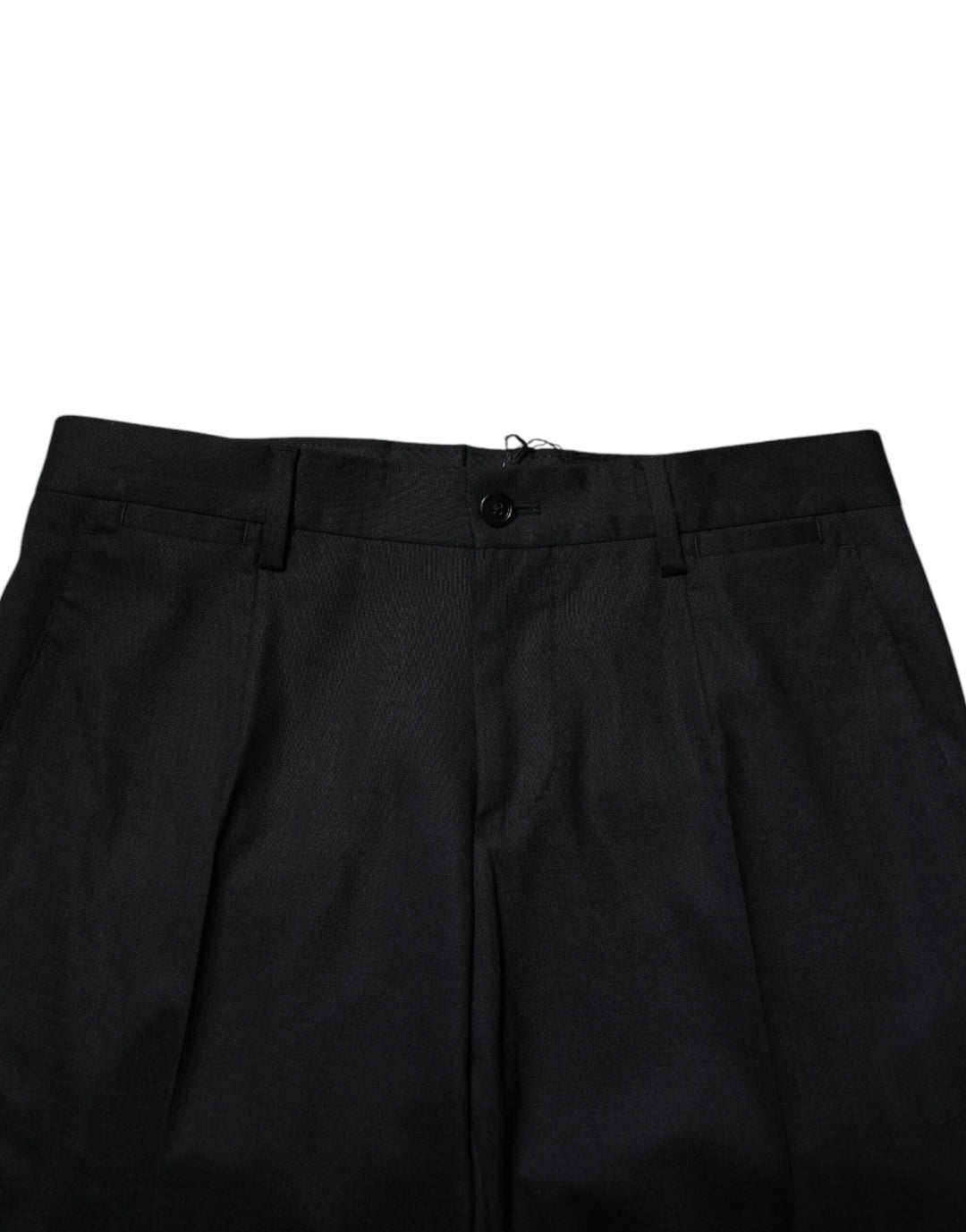 Men’s Dolce &amp; Gabbana Black Wool Formal Dress Pants