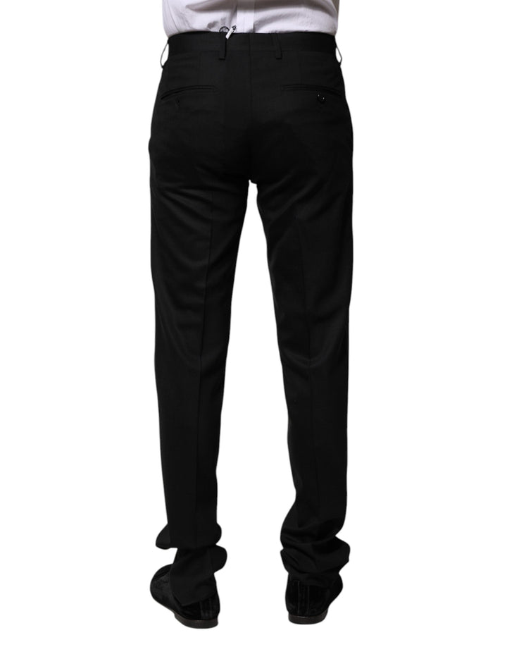 Men’s Dolce &amp; Gabbana Black Wool Formal Dress Pants