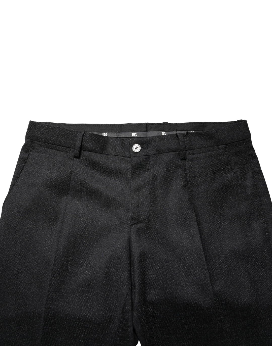 Men’s Dolce &amp; Gabbana Black Wool Skinny Men Dress Trouser Pants