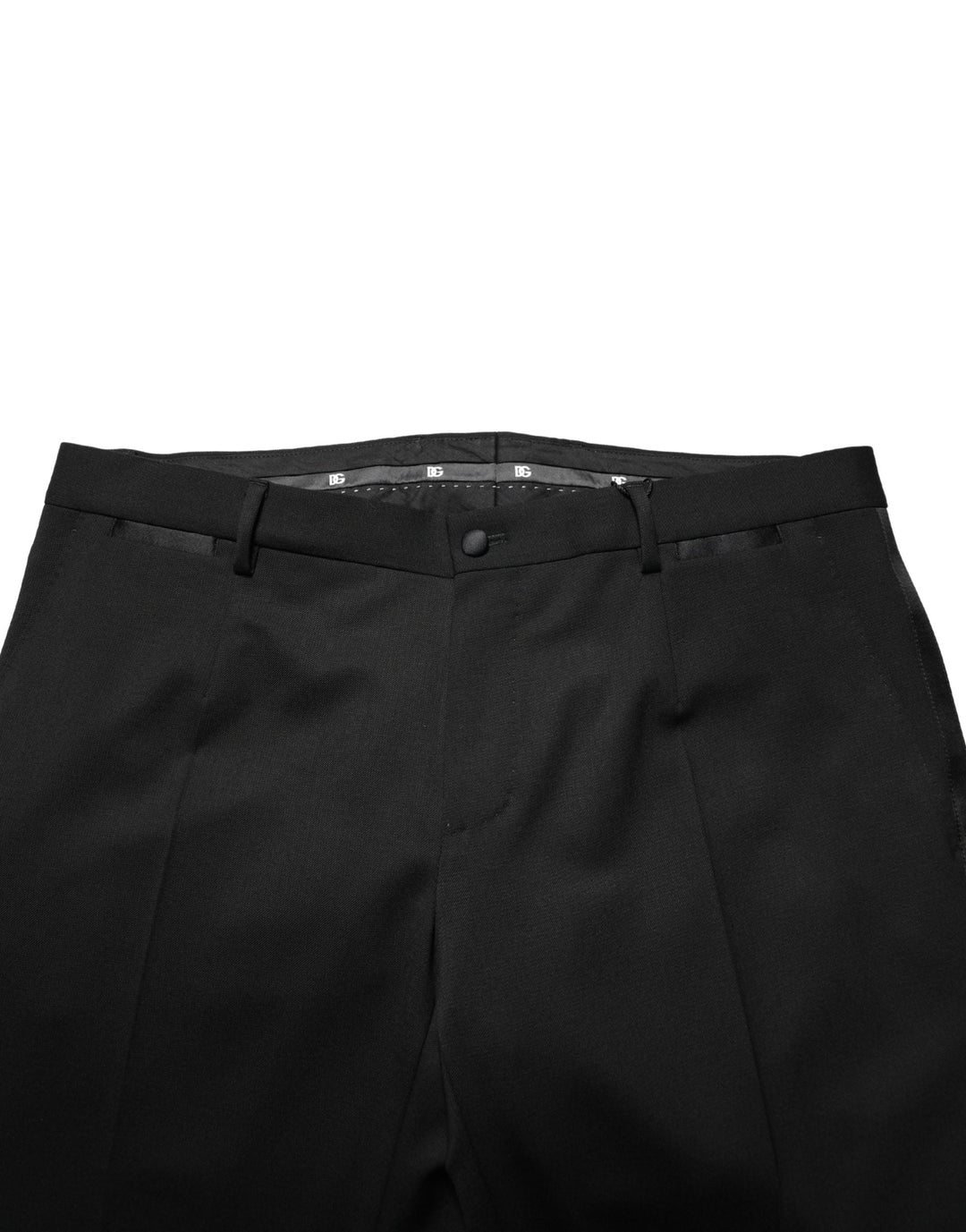 Men’s Dolce &amp; Gabbana Black Wool Skinny Men Dress Trouser Pants