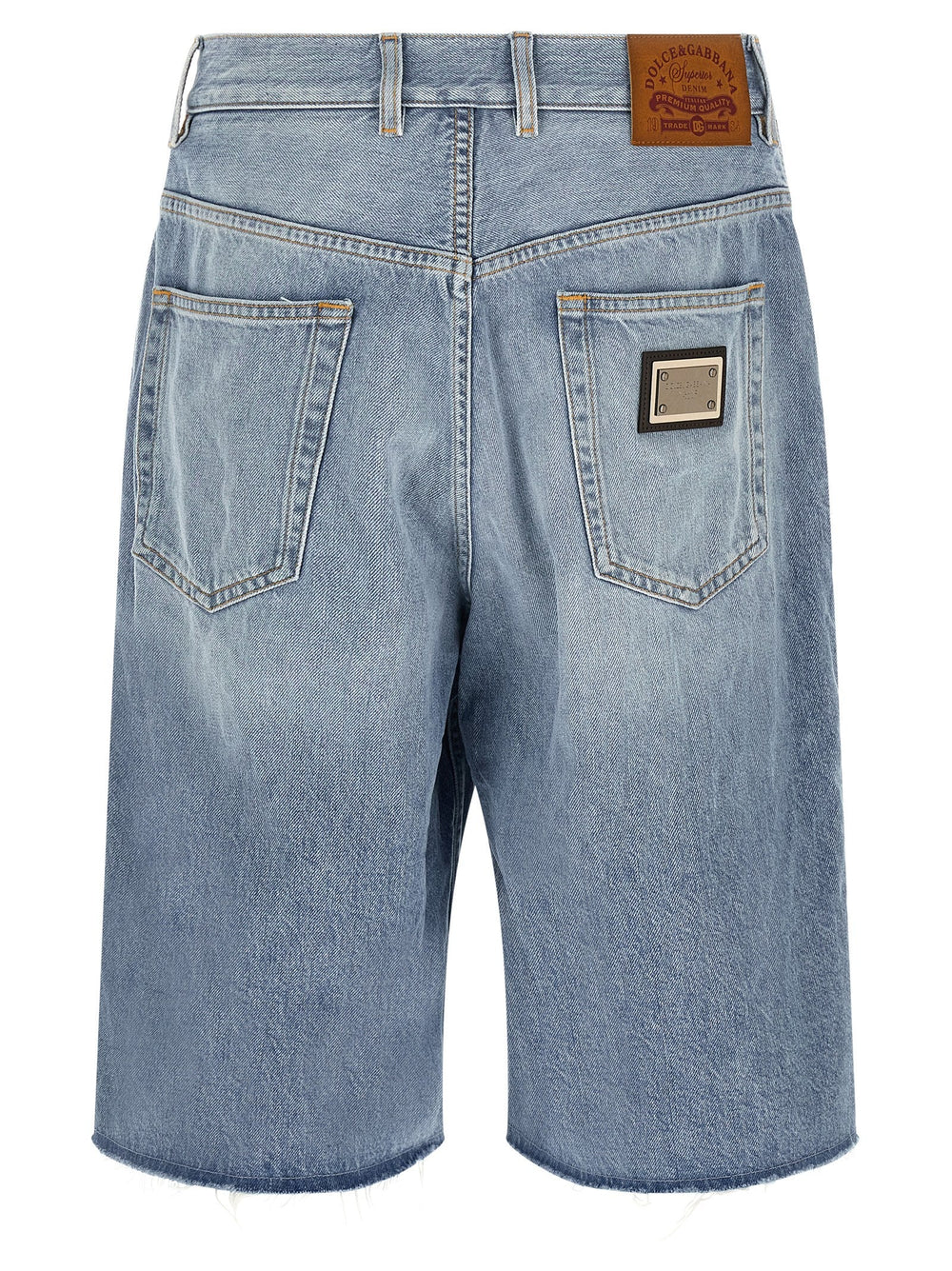 Men’s Dolce & Gabbana Blue Cotton Bermuda Shorts