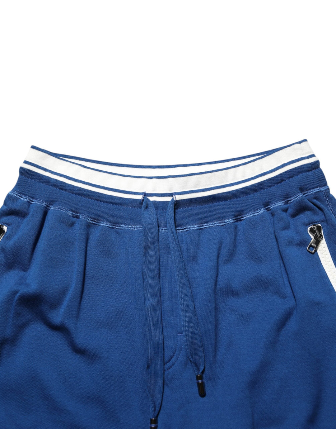 Men’s Dolce &amp; Gabbana Blue Cotton Blend Bermuda Sweatpants Shorts