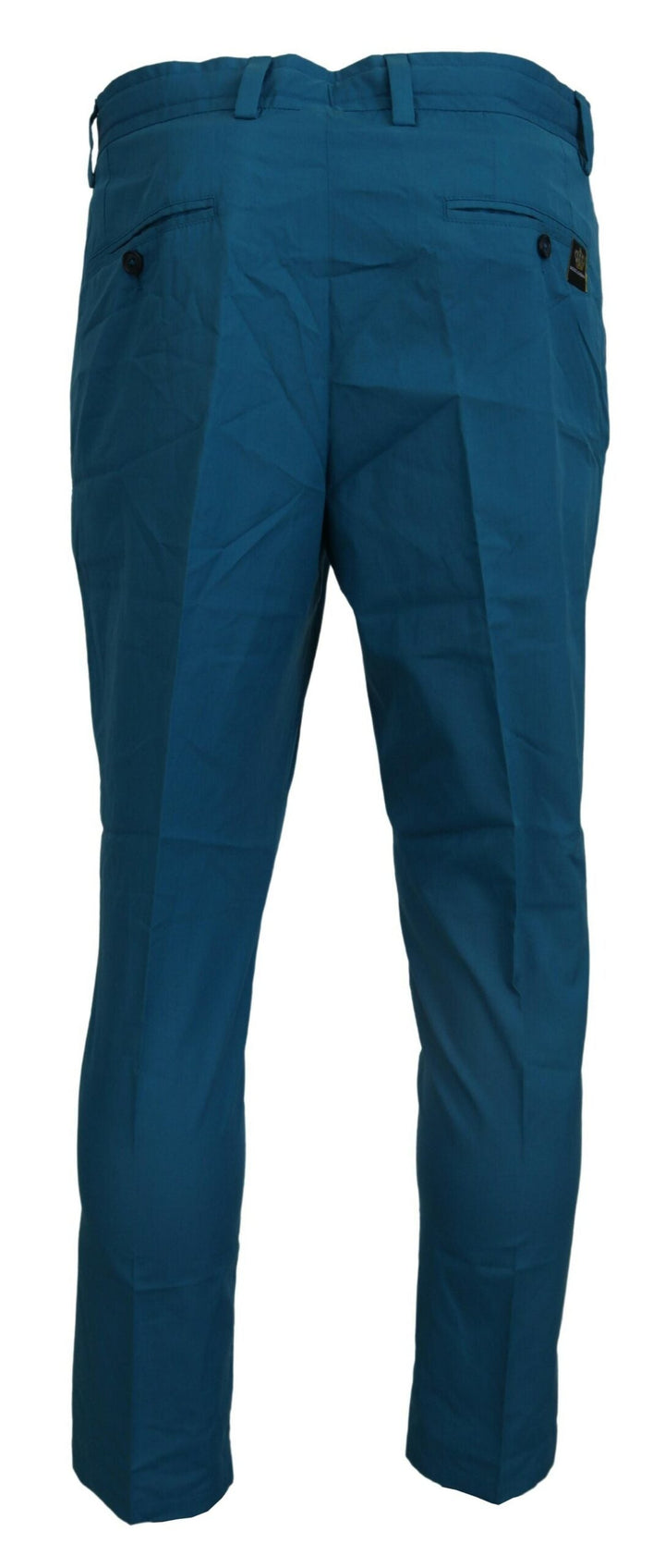 Men’s Dolce &amp; Gabbana Blue Cotton Chinos Trousers Pants