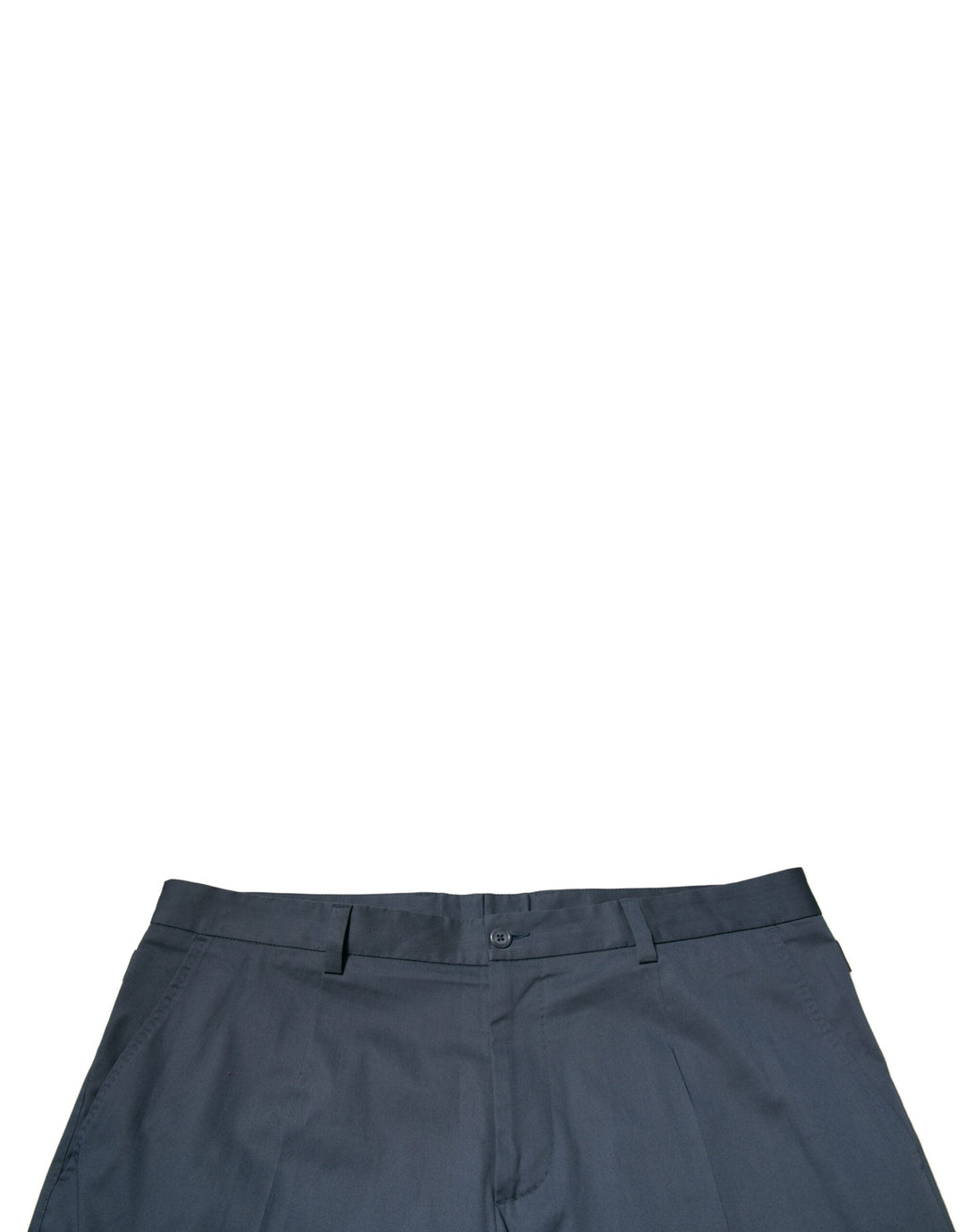 Men’s Dolce &amp; Gabbana Blue Cotton Men Skinny Dress Pants