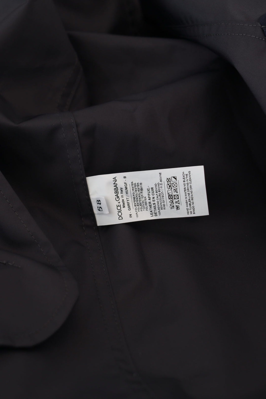 Men’s Dolce &amp; Gabbana Blue Hooded Double Breasted Coat Jacket