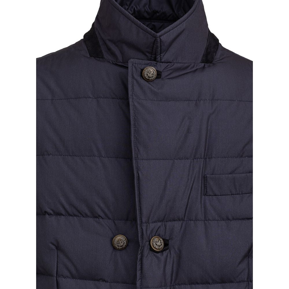 Men’s Dolce &amp; Gabbana Blue Polyester Coat
