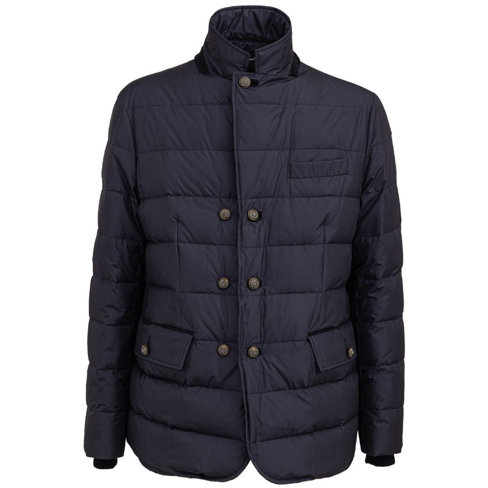 Men’s Dolce & Gabbana Blue Polyester Coat