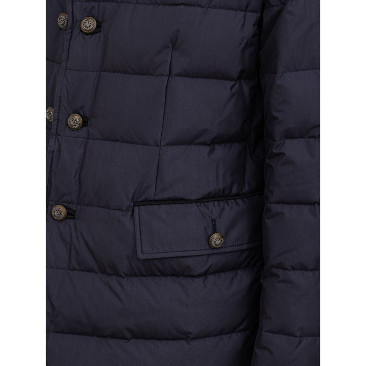 Men’s Dolce &amp; Gabbana Blue Polyester Coat