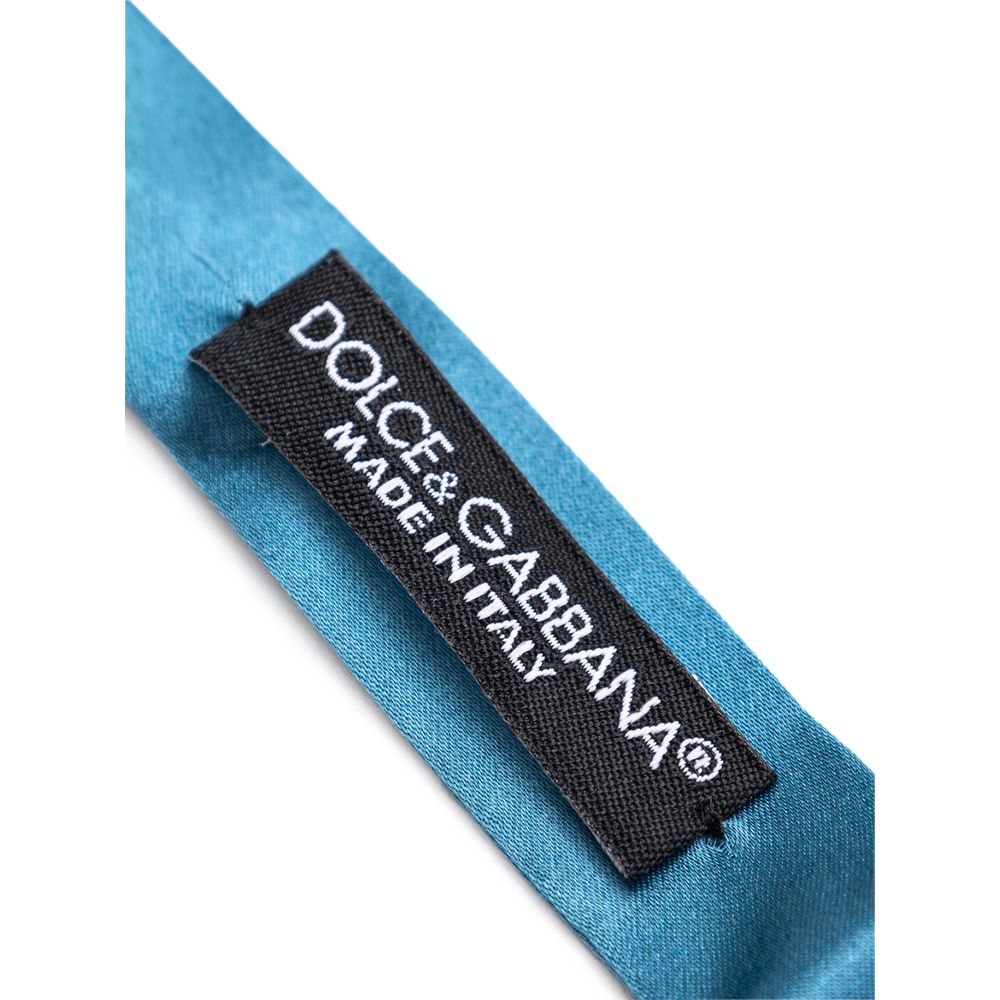 Men’s Dolce &amp; Gabbana Blue Silk Bowtie