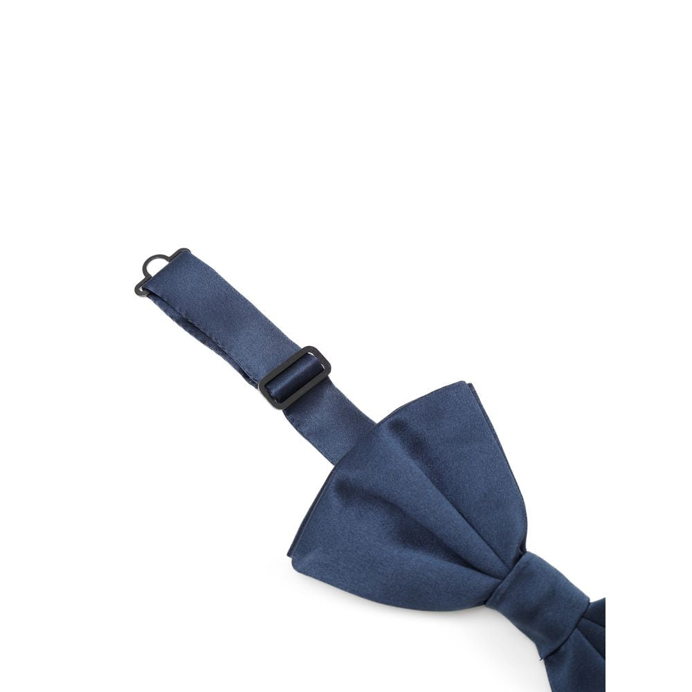 Men’s Dolce & Gabbana Blue Silk Bowtie
