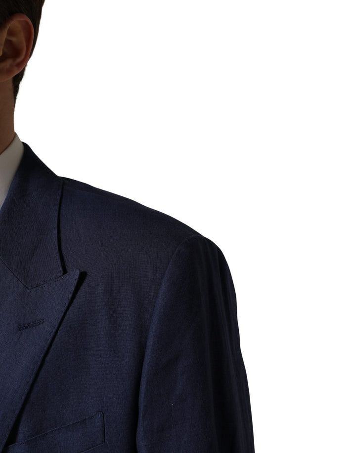 Men’s Dolce &amp; Gabbana Blue Single Breasted 2 Button Suit Jacket